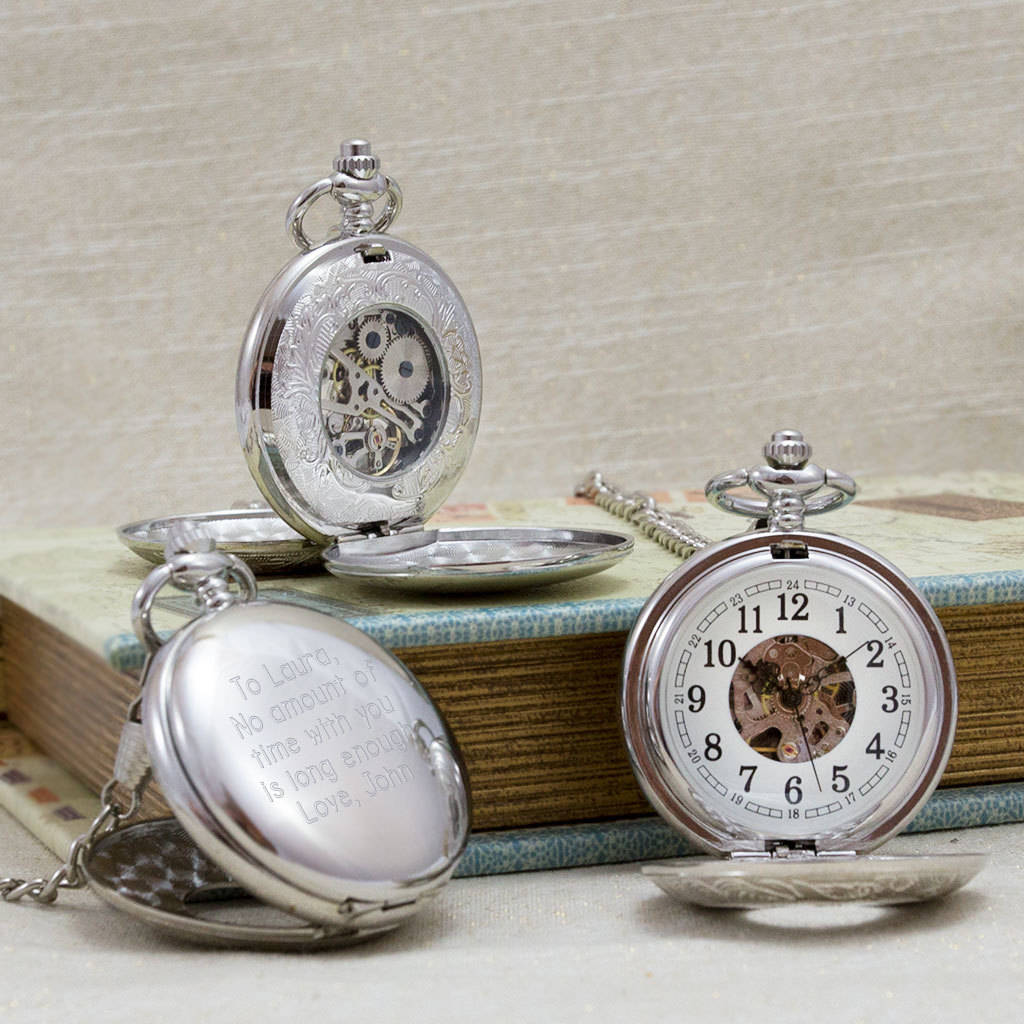 Antique Style Mechanical Personalised Pocket Watch, 1 of 7