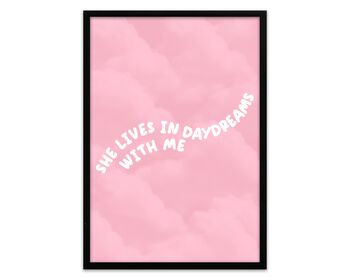 She Lives In Daydreams With Me Print, 4 of 5