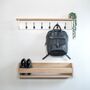 Oak Shoe Rack, Shoe Storage, Wooden Shoe Rack, thumbnail 5 of 11