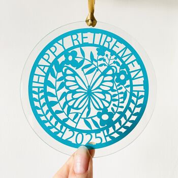 Happy Retirement Sun Catcher, 2 of 12