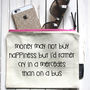 'Money May Not Buy Happiness…' Pouch, thumbnail 1 of 3