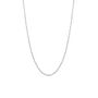 Rectangular Link Chain Necklace Sterling Silver, thumbnail 3 of 4
