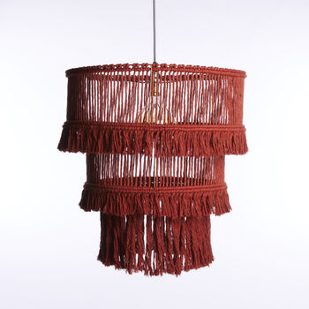 Recycled Cotton Three Tier Chandelier Shade, 9 of 9