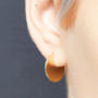 Small Disc Earrings, thumbnail 2 of 5
