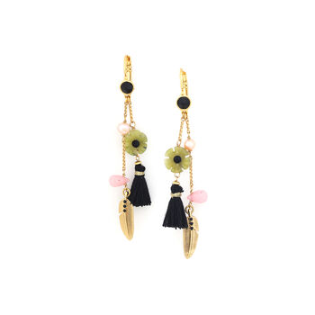Dangle Long Hooks Earrings, 3 of 3