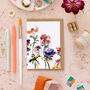 Spring Floral Card Set, thumbnail 6 of 7