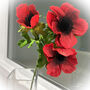 Faux Flowers Stems Anemone, thumbnail 3 of 4