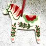 Dala Horse Ceramic Decoration Berries, thumbnail 2 of 4