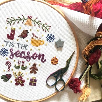 'Tis The Season Cross Stitch Kit, 2 of 4