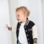 Personalised Embroidered Initials Mini Me Bomber Jacket, thumbnail 3 of 9