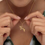 18ct Gold Unicorn Charm Necklace, thumbnail 1 of 6