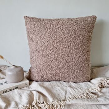 Boucle Cushions With Luxury Insert, 5 of 7