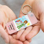 Your Child's Drawing On A Colour Swatch Keyring, thumbnail 3 of 5