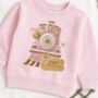 Personalised Polar Express Believe Christmas Jumper, thumbnail 2 of 3