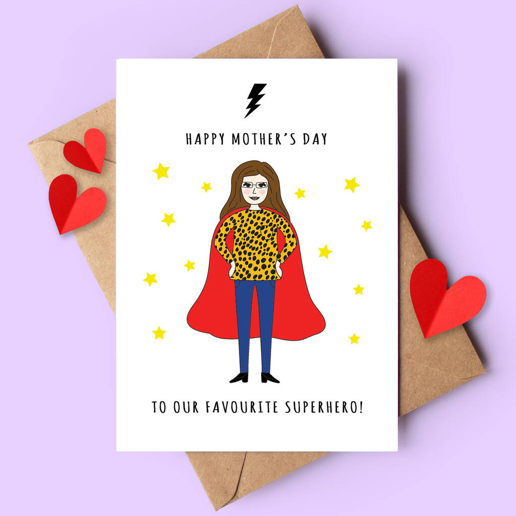 Personalised Superwoman Birthday Or Mother’s Day Card, 1 of 5