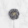 Handmade Silk Floral Flower Lapel Pin In Many Colours, thumbnail 7 of 12