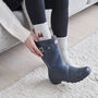 Crab Wool Socks Embroidered Gift For Coastal Lovers, thumbnail 3 of 12