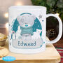 Personalised Winter Explorer Tiny Tatty Teddy Mug, thumbnail 3 of 3