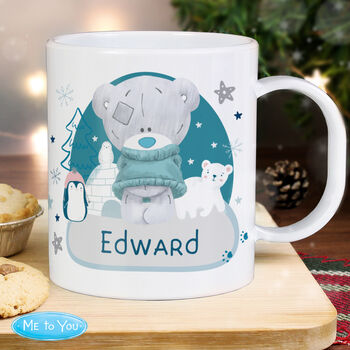 Personalised Winter Explorer Tiny Tatty Teddy Mug, 3 of 3