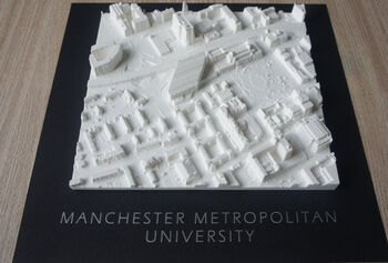 Graduation Gift Manchester Metropolitan University 3D Printed Map, 4 of 6