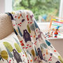 Soft Cosy Cuddly Kids Toddler Blanket Cute Animal Cream, thumbnail 5 of 5