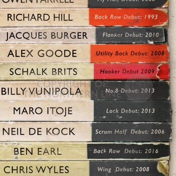 Saracens Classics Rugby Poster Print, 3 of 4