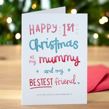 First Christmas As My Mummy Card, 2 of 3