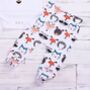 Fox Three Piece Baby Todler Outfit, thumbnail 4 of 6