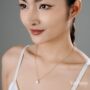 Minimal White Lily Of The Valley Necklace, thumbnail 3 of 7