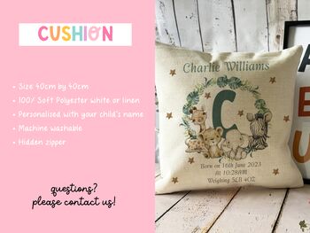 Personalised Kids Worry Monster Pillow, 4 of 5