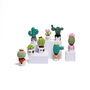 Small Interactive Crochet Cactus And Pot, thumbnail 1 of 9