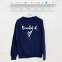 'Beautiful' Sweatshirt, thumbnail 4 of 4