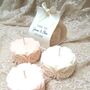 Personalised Wedding Favours Rose Candles, thumbnail 1 of 6