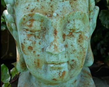 Vintage Garden Buddha Head, 2 of 2
