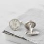 Personalised Sterling Silver Zodiac Birthday Cufflinks, thumbnail 1 of 8