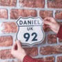 Personalised Route 66 Metal Sign, thumbnail 1 of 3