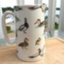 Medium Earthenware Jug In Ducks And Mallards Design, thumbnail 6 of 9