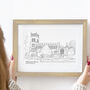 Personalised Christening Venue Sketch Gift, thumbnail 6 of 10