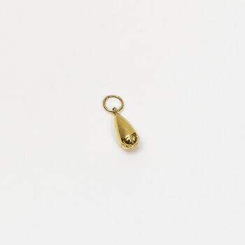 Freyr Droplet Charm 12ct Gold Plated, 2 of 3