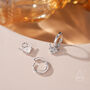 Dangling Highland Cow Huggie Hoops, thumbnail 11 of 12