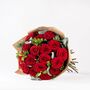 Red Rose Fresh Flower Bouquet, thumbnail 2 of 3
