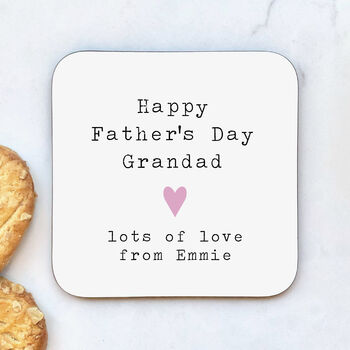 Happy Father's Day Personalised Heart Card, 3 of 7