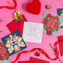 Set Of Five Illustrated Christmas Cards, thumbnail 1 of 8