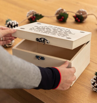 Personalised Christmas Eve Box With Poem, 3 of 5