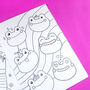Frog Colouring Book For Adults And Children, thumbnail 6 of 10