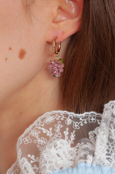 Purple Grape Earrings, 3 of 4