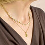 Gem Shine Moonstone Necklace With Paperclip Chain, thumbnail 1 of 7