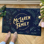 Personalised Family Christmas Wreath Doormat, thumbnail 1 of 2