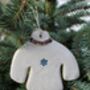 Ceramic Christmas Jumper Decoration, thumbnail 6 of 9