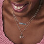 Large Organic Initial Necklace, thumbnail 3 of 12